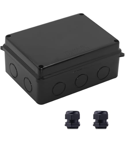 Outdoor Waterproof Box,Junction Box Reserved Holes IP65 ABS